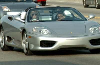 Britney Spears and Kevin Federline in Ferrari - Car Images ...